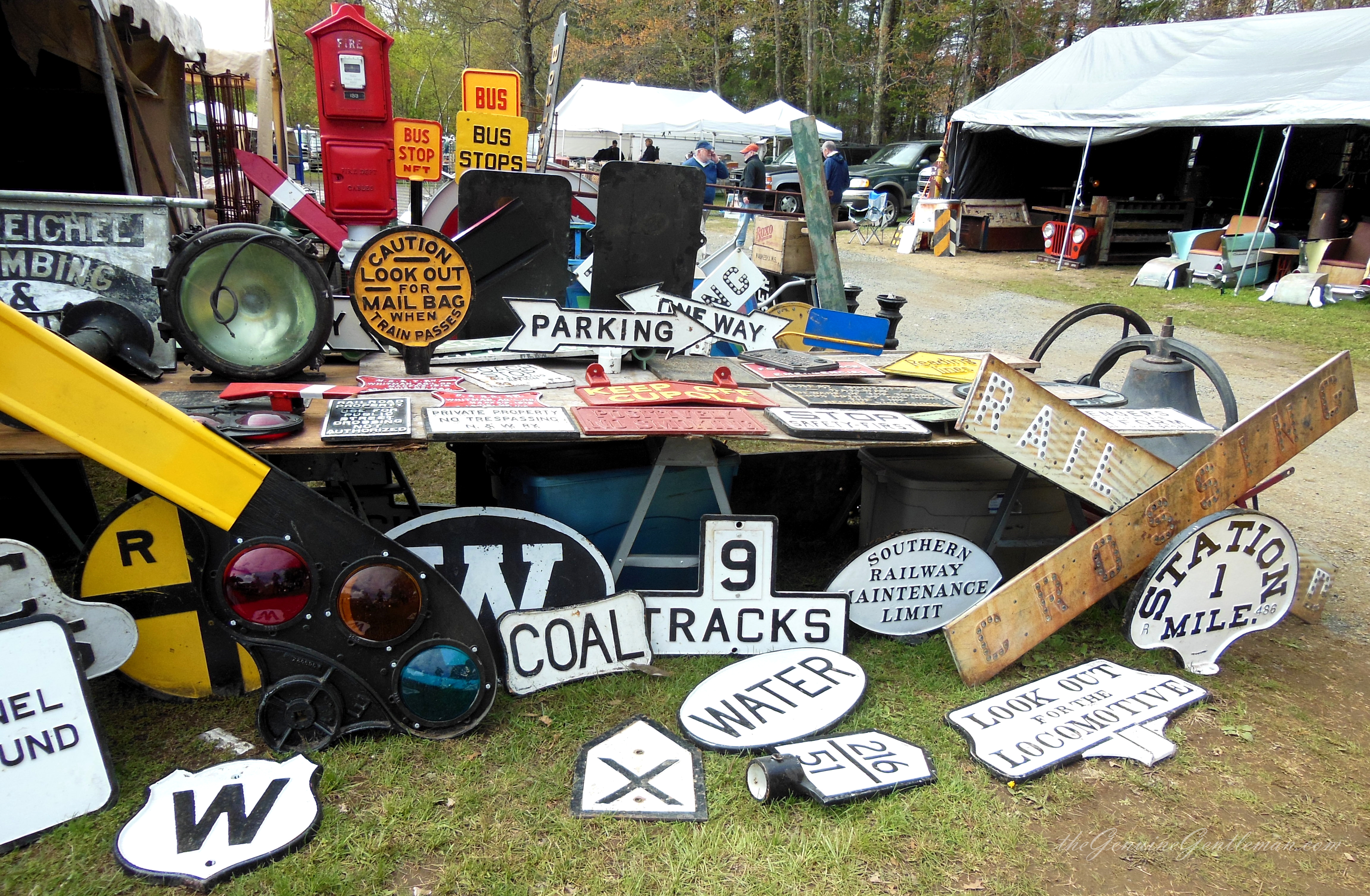 Brimfield Antique Show Vintage Signs