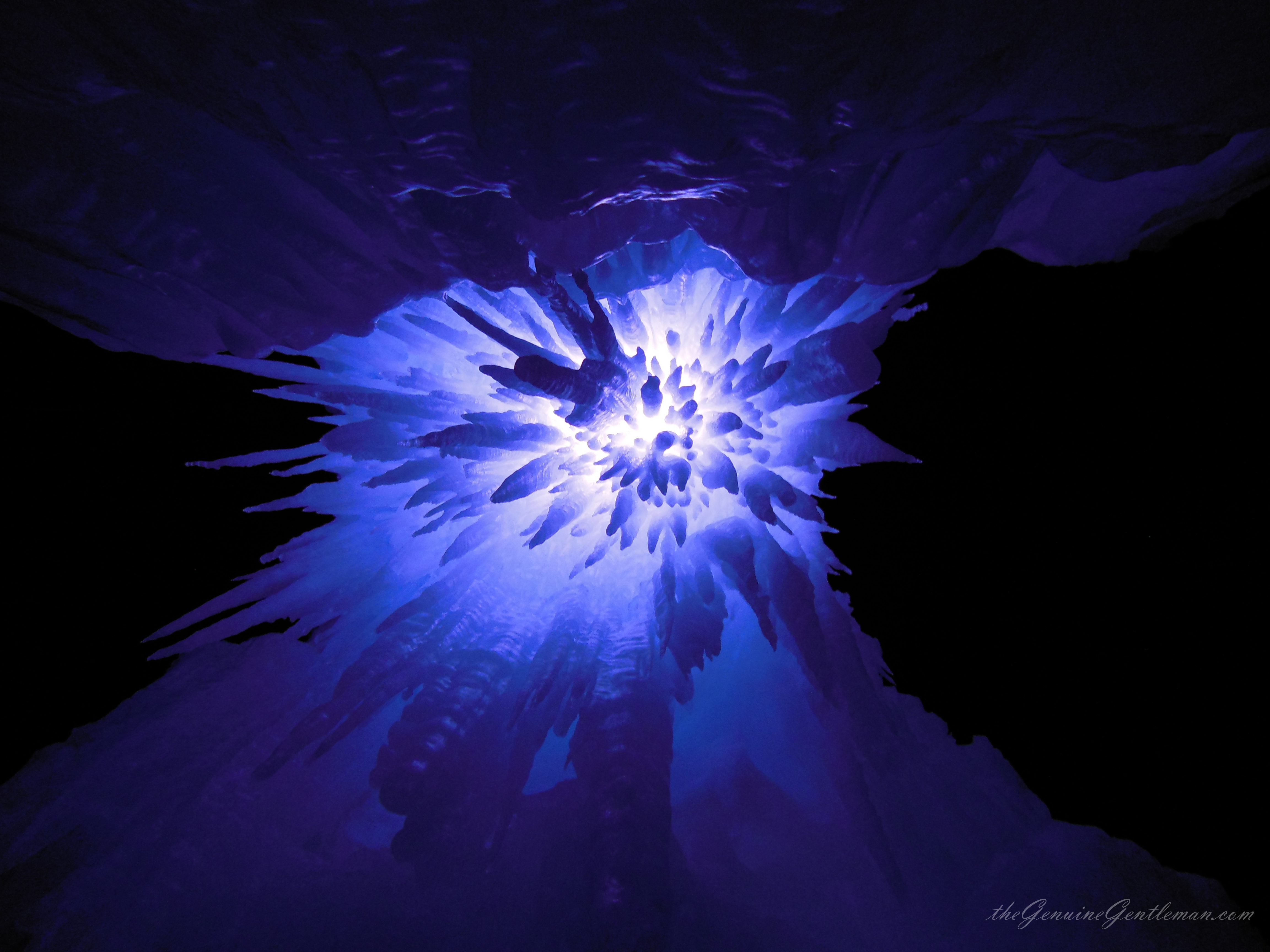 Ice Castle - Icicle Ceiling, Lincoln New Hampshire