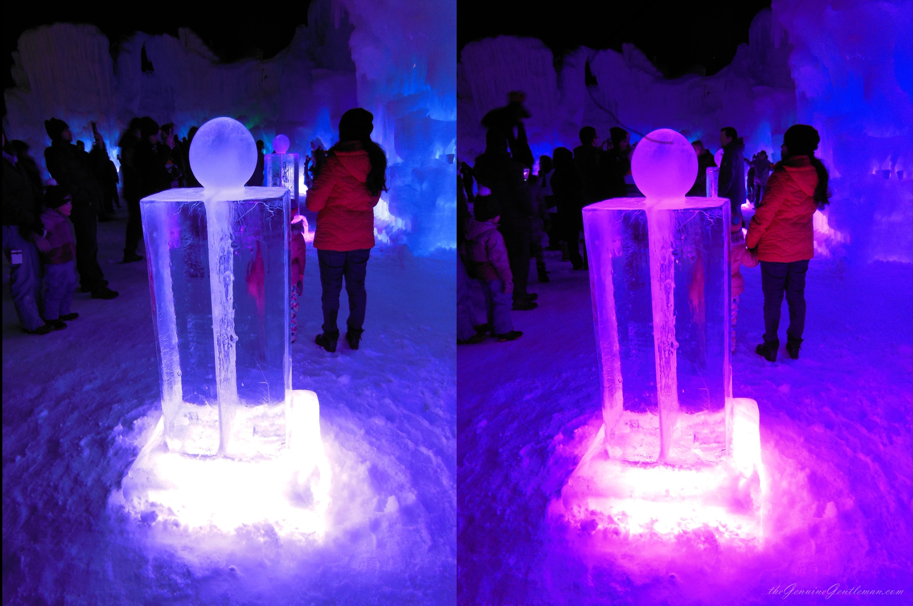 Ice Castle - Ice sculpture, Lincoln New Hampshire