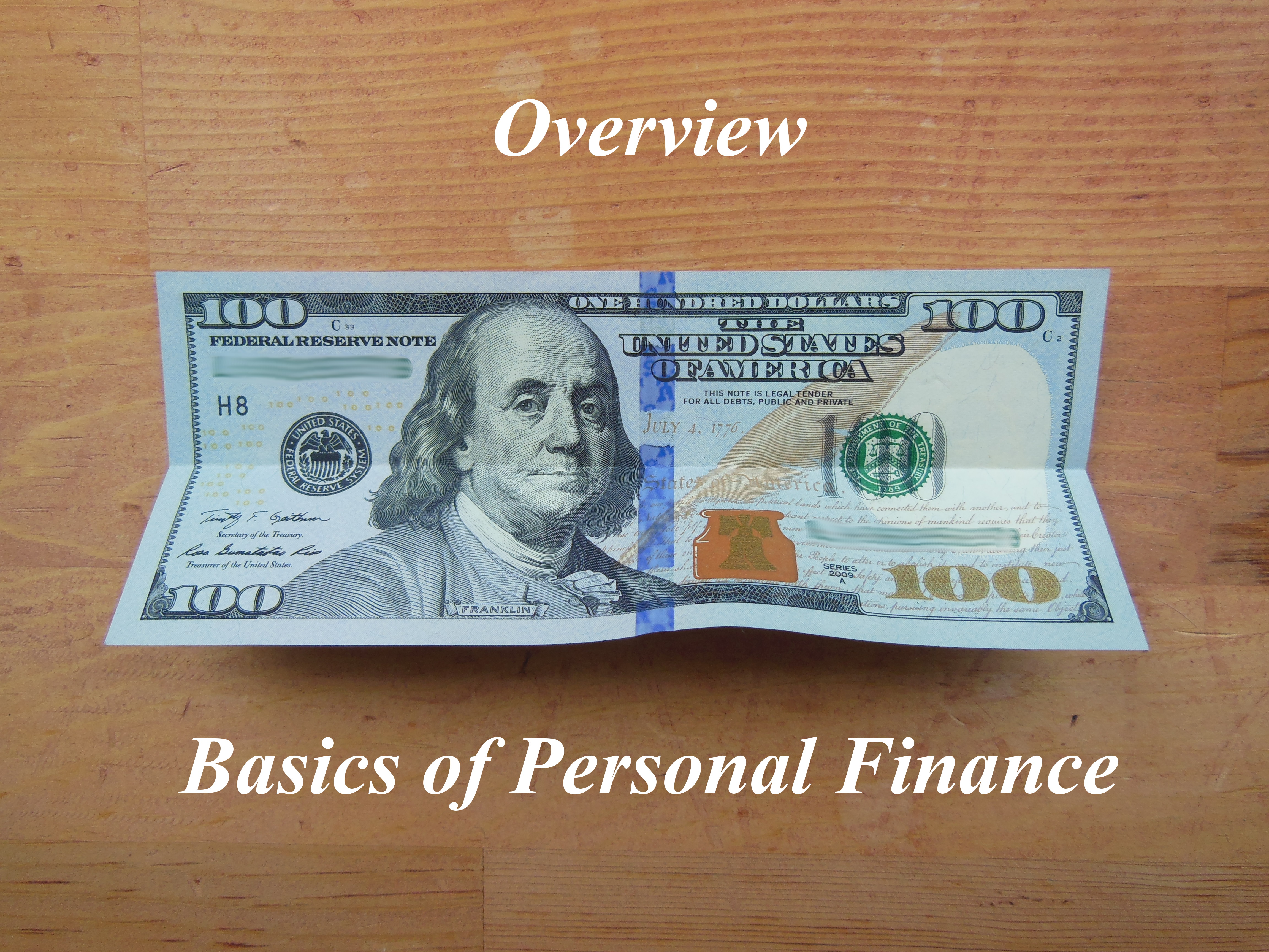 www.theGenuineGentleman.com Overview - Basics of Personal Finances