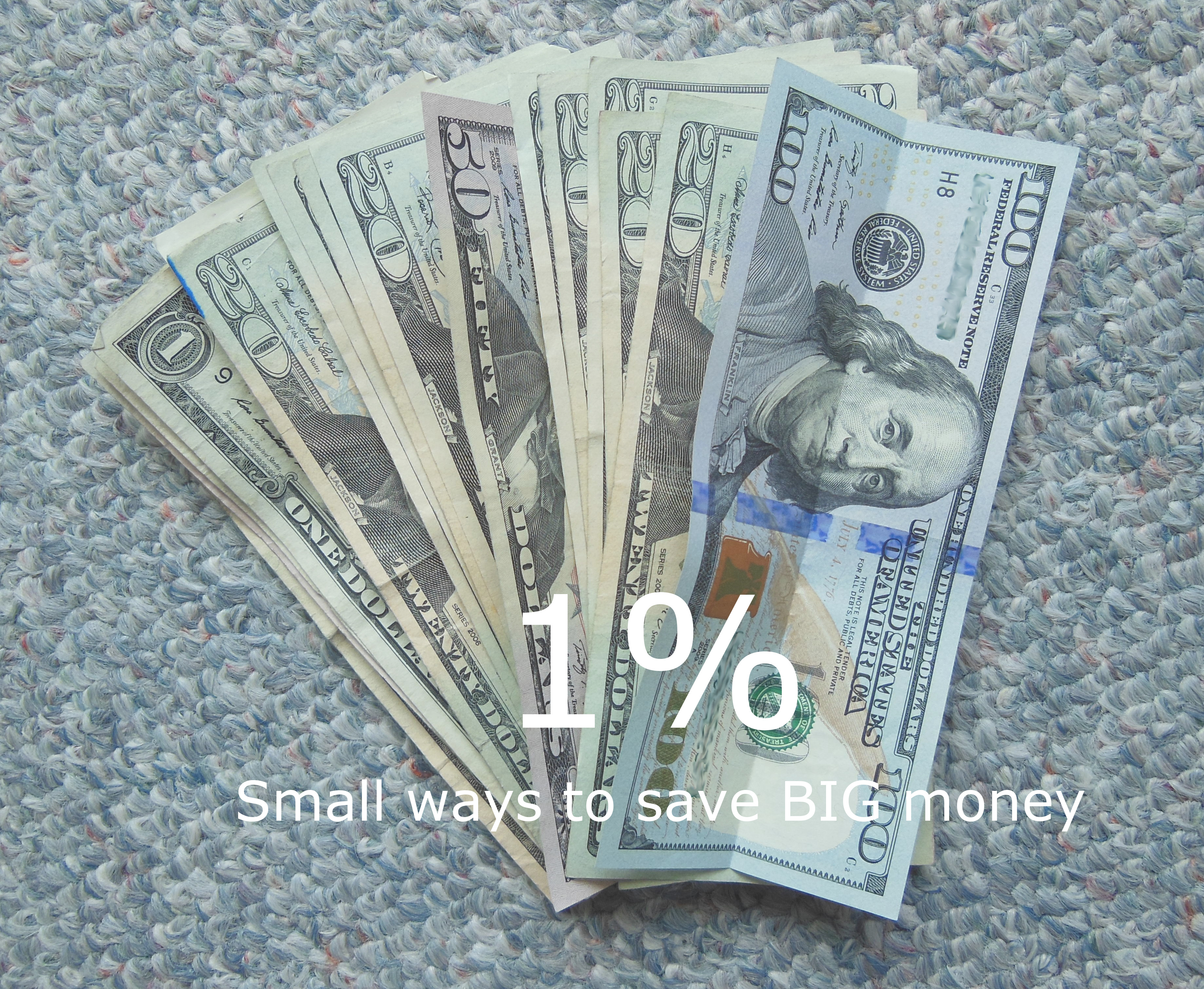 www.theGenuineGentleman.com 1% savings - ways to save money - practical methods for BIG savings
